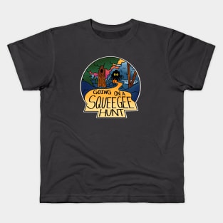 Going on a Squeegee Hunt Kids T-Shirt